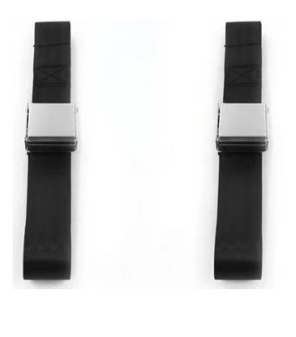 Airplane 2 Point Black Lap Bucket Seat Belt Kit with Bracketry & 2 Belts for 1933-1934 Early Cars