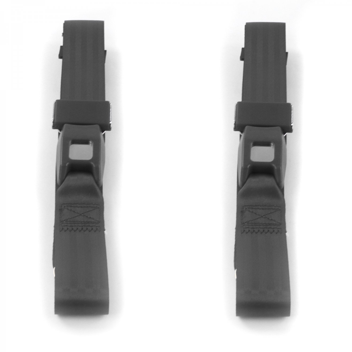 Standard 2 Point Charcoal Lap Bucket Seat Belt Kit with 2 Belts for 1900-1927 Early Cars