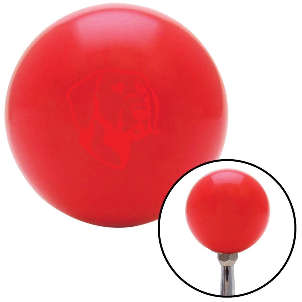 American Shifter 93634 Red Shift Knob with M16 x 1.5 Insert (Red Dog)