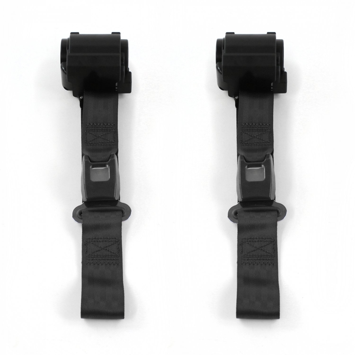 Standard 2 Point Black Retractable Bucket Seat Belt Kit for VW Type 2 Split 1949-1967 - 2 Belts