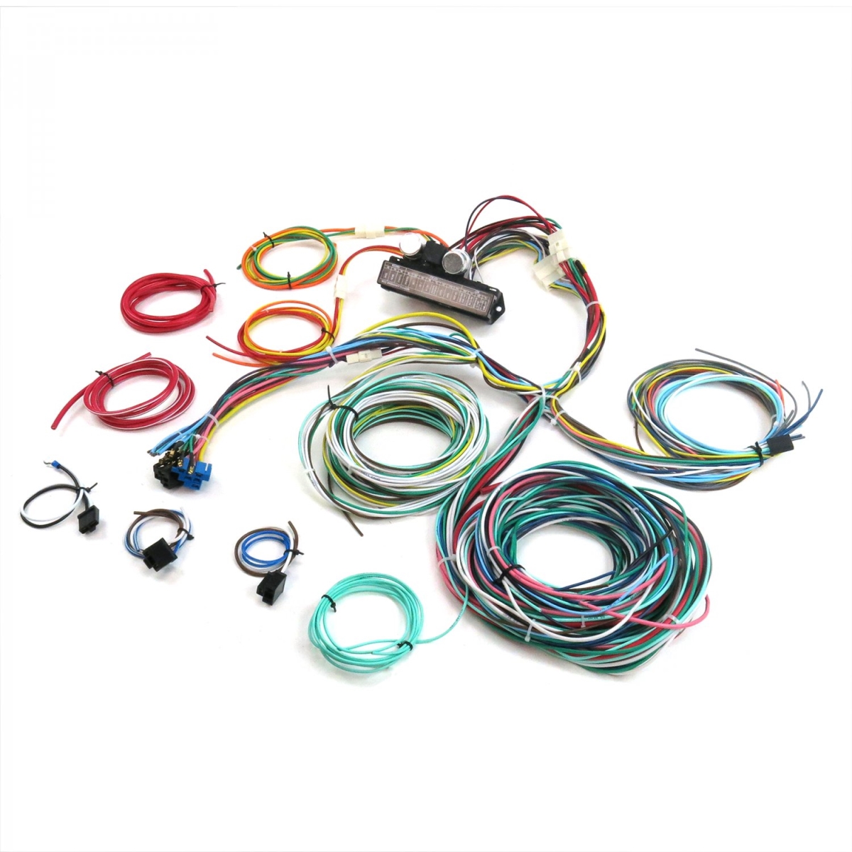 689354 Ultimate 15 Fuse 12V Conversion Wiring Harness for 1936 Ford Model 48 Phaeton -  Keep It Clean Wiring Accessories