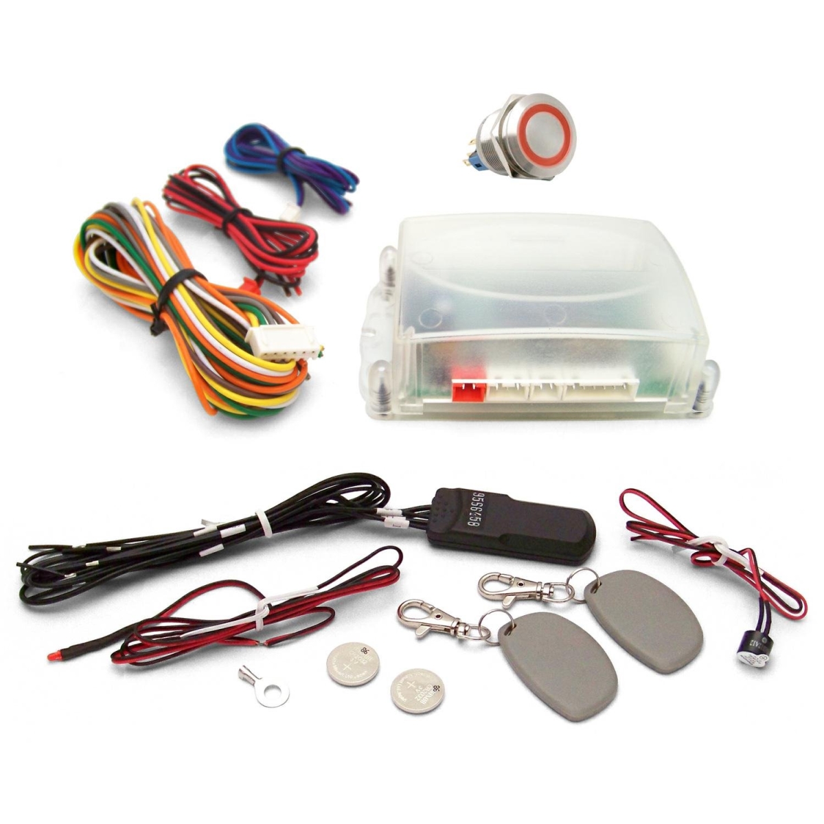 560 One Touch Engine Start Kit with RFID - Red illuminated Button
