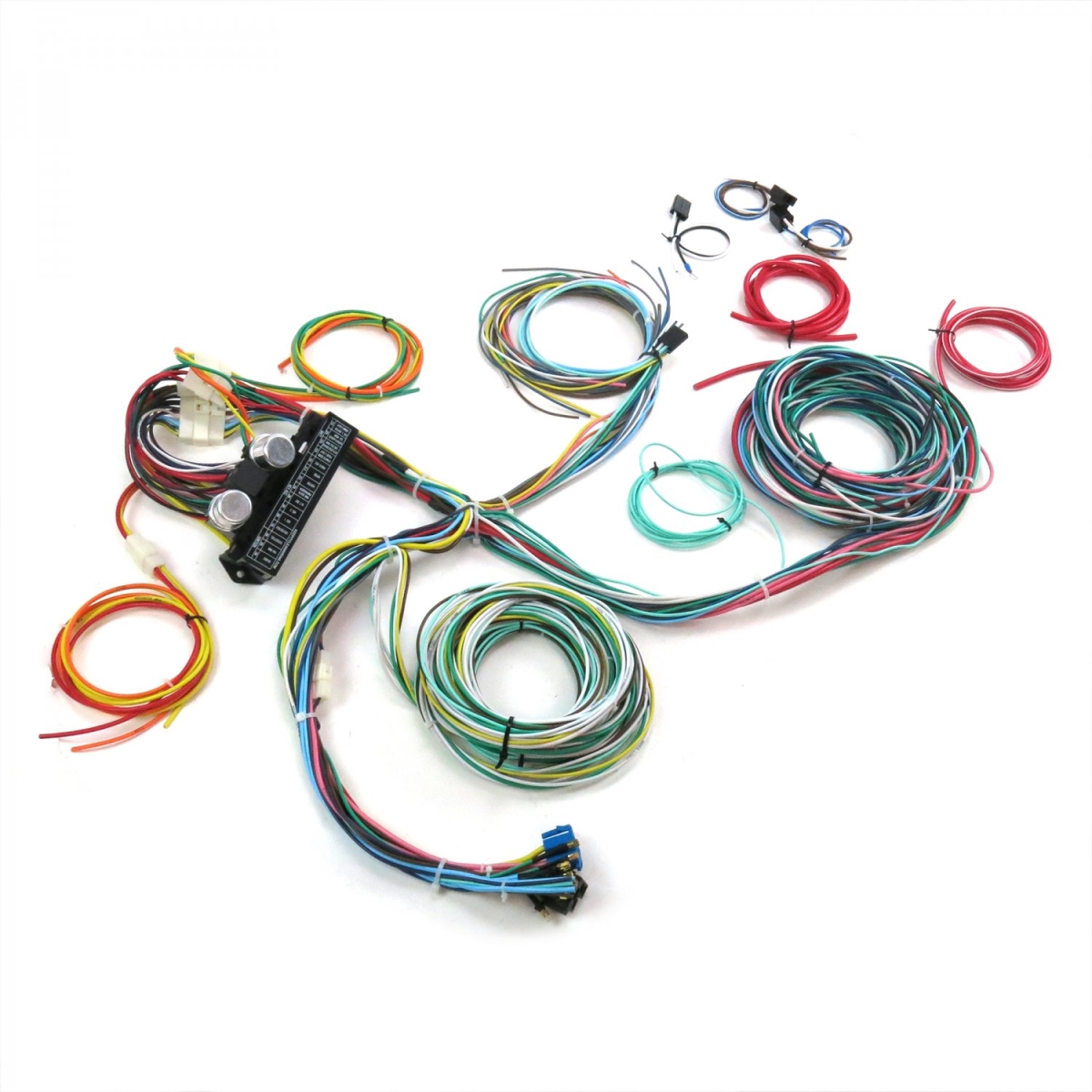 689865 KIC 15 Fuse 12V Conversion Wire Harness for 48 1948 Ford Sedan - Standard, Deluxe & Super Tudor Fordor 2-door 4-door -  Keep it Clean Wiring