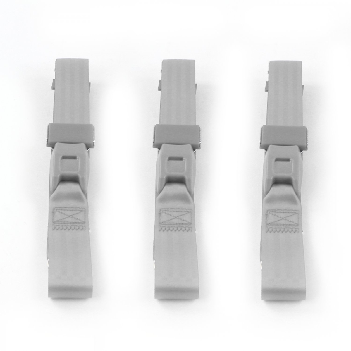 Gray & Grey Lap Bench Seat Belt Kit for 1978-1979 Ford Bronco Standard 2 Point - 3 Belts