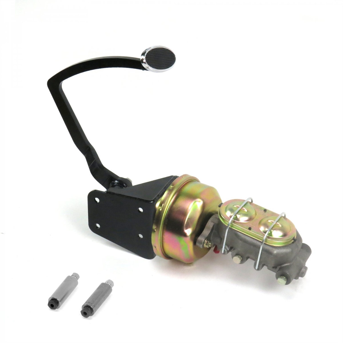 7 in. Disk & Disk Oval Single Brake Pedal Kit for 1932 Ford Model B, Chrome - Small