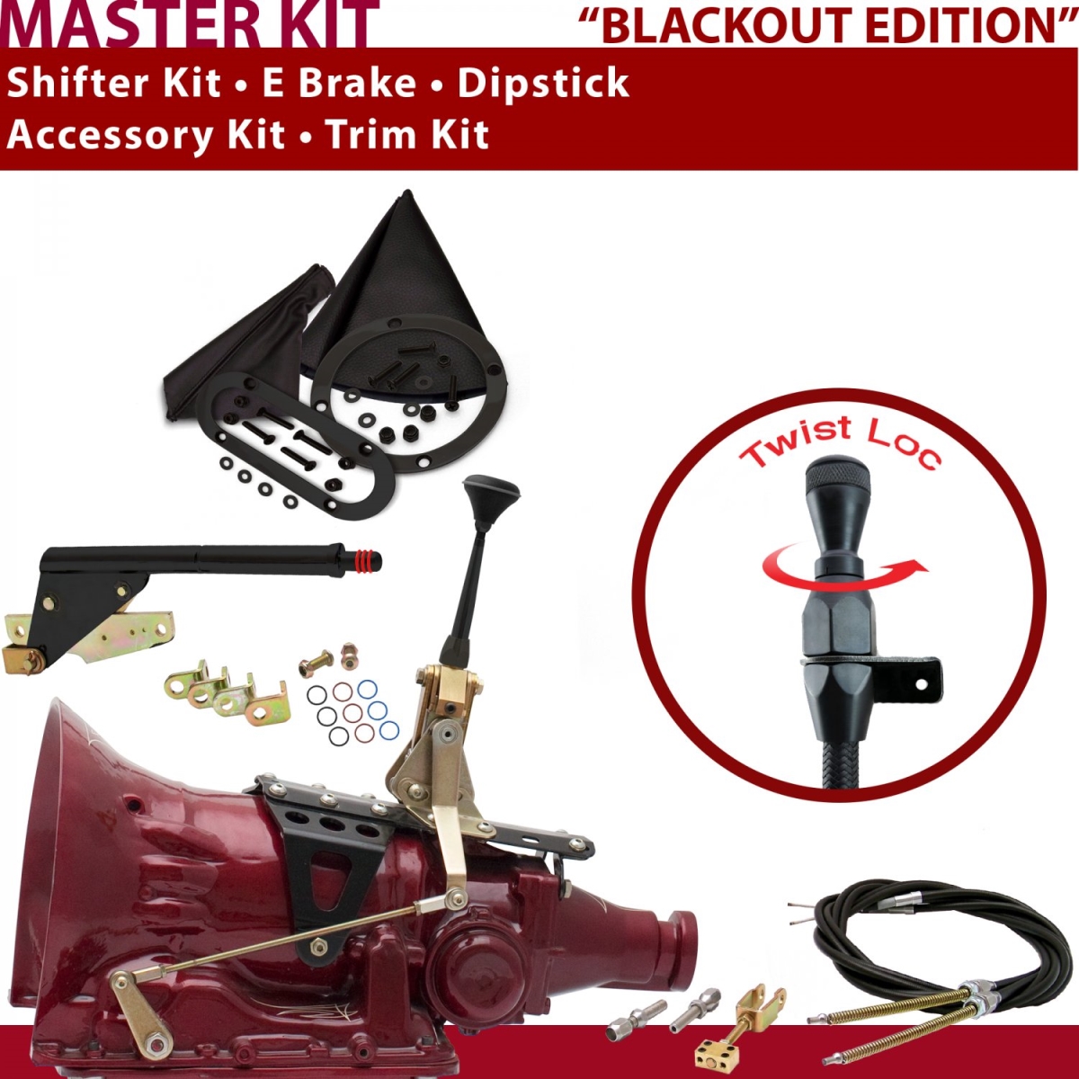 American Shifter 341159 Shifter Kit (6" E Brake Cable Trim Kit Dipstick 727 For C79E3)