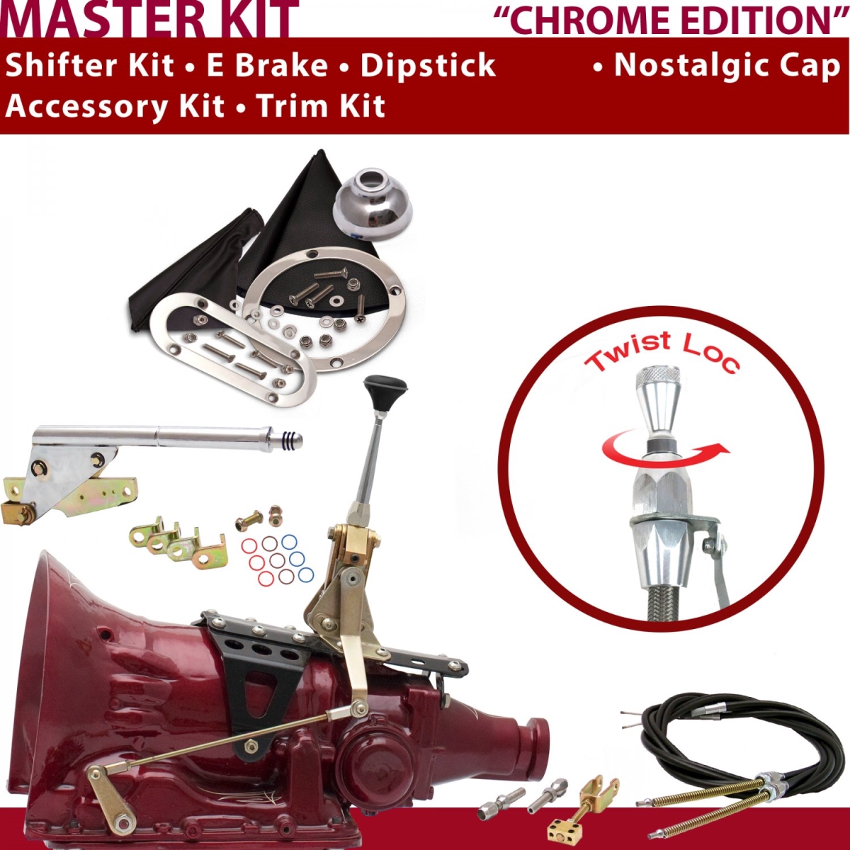 American Shifter 341811 6" E Brake Cable Trim Kit Dipstick (45RFE Shifter Kit For C7C6E)