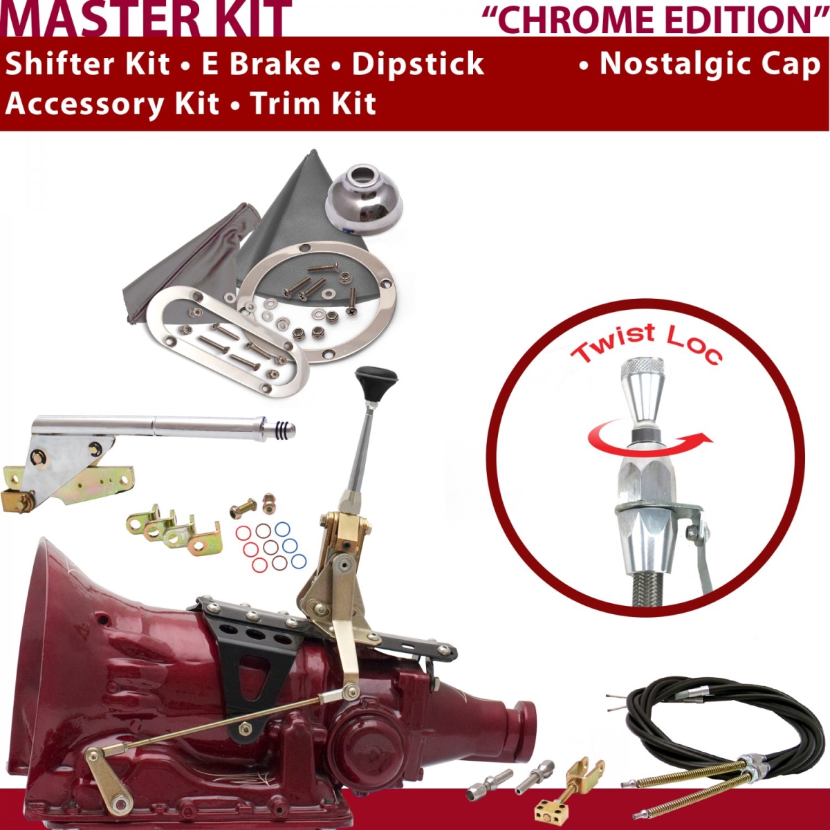 American Shifter 341823 6" E Brake Cable Trim Kit Dipstick (45RFE Shifter Kit For C7C7A)