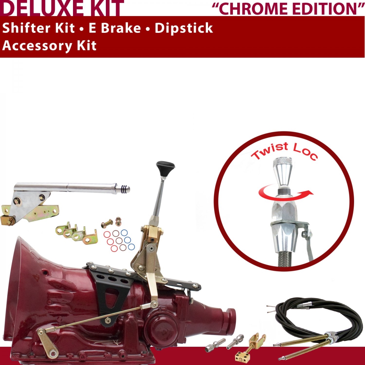 American Shifter 341466 Shifter Kit (6" E Brake Cable Dipstick 518 For C7B16)