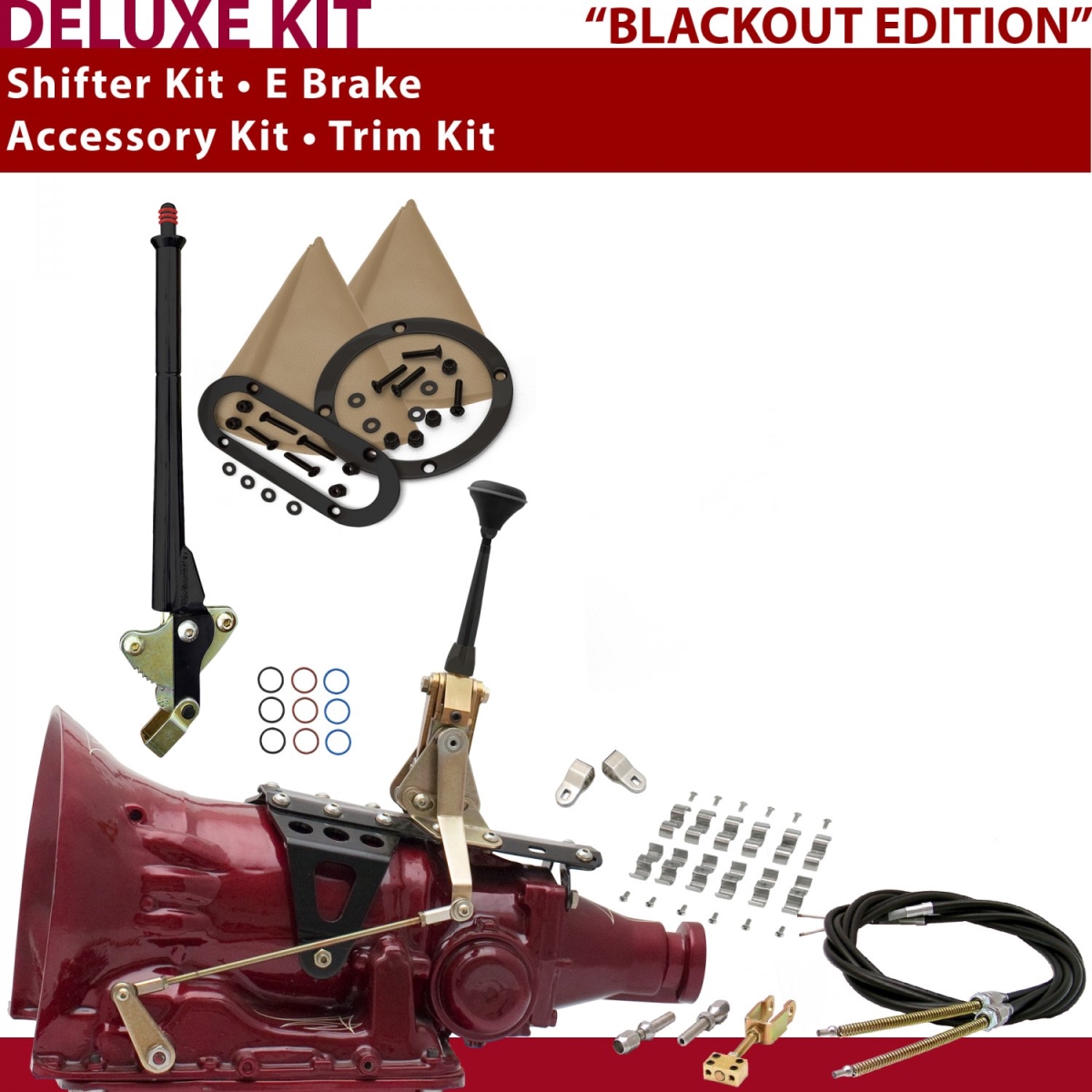 American Shifter 344059 Shifter Kit (6" E Brake Cable Clamp Clevis Trim Kit 4L60 For C8530)