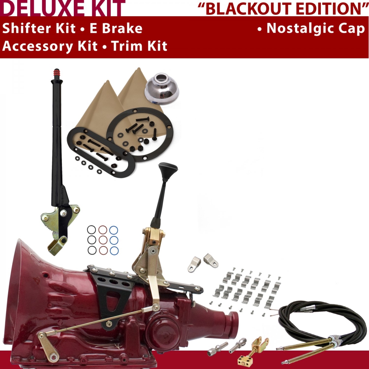American Shifter 344542 Shifter Kit (6" E Brake Cable Clamp Clevis Trim Kit 4L60E For C8712)