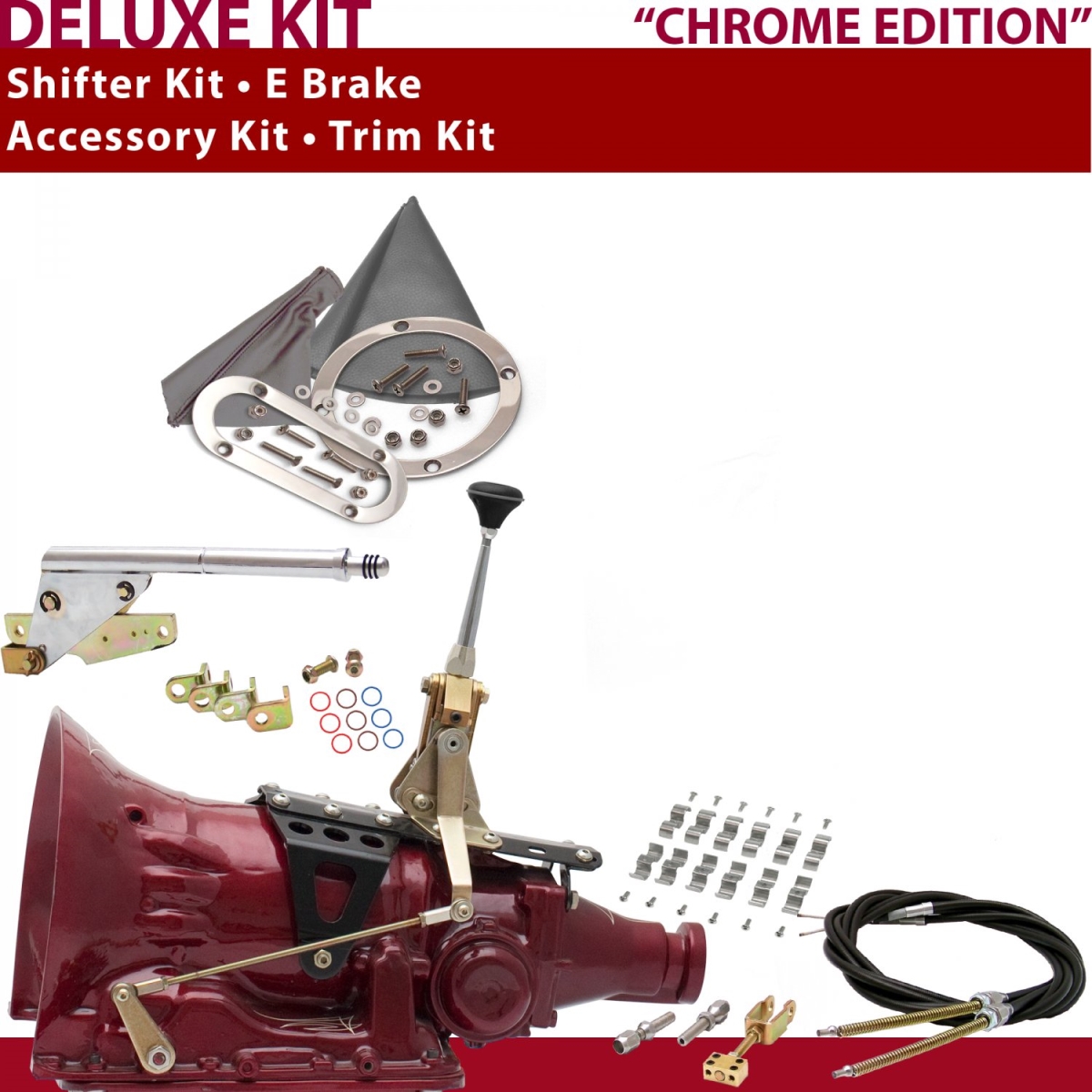 American Shifter 343853 6" E Brake Cable Clamp Trim Kit (4L60 Shifter Kit For C8462)