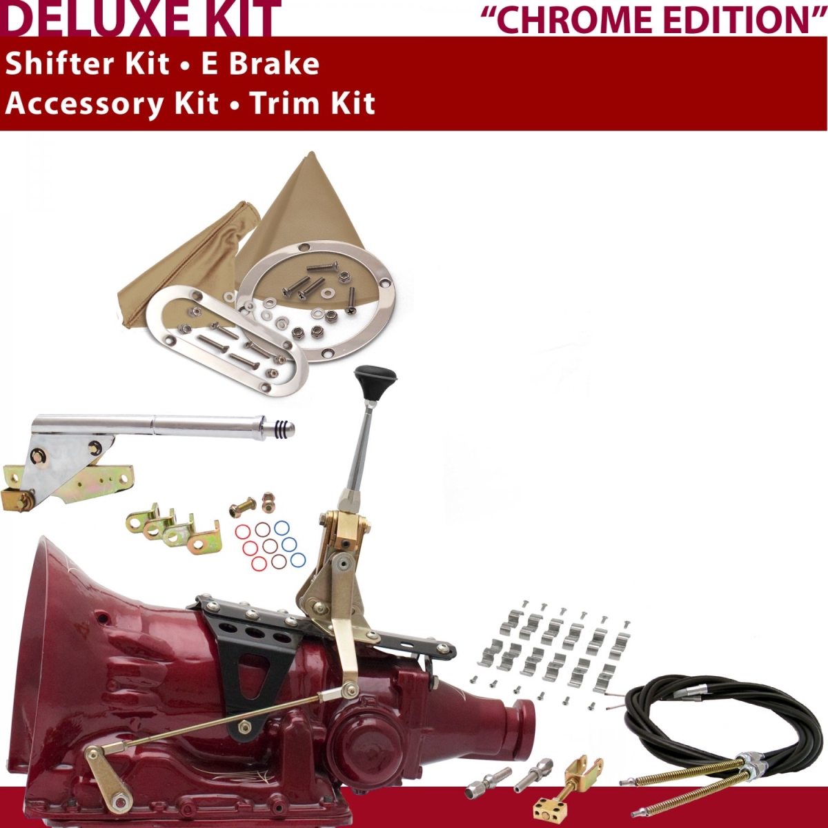 American Shifter 343865 Shifter Kit (6" E Brake Cable Clamp Trim Kit 4L60 For C846E)