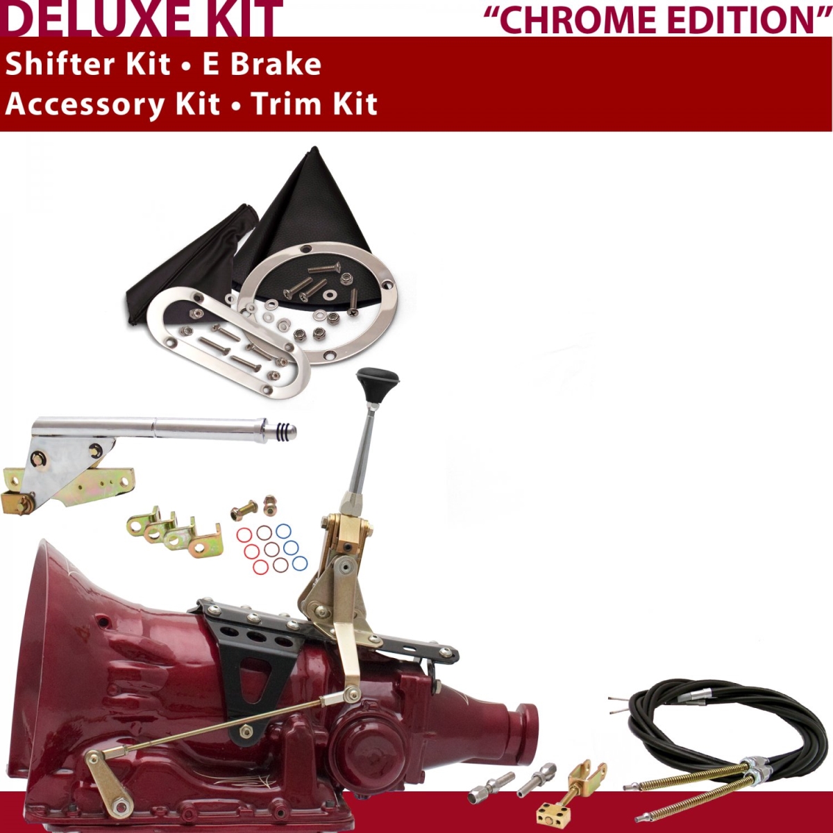 American Shifter 343800 Shifter Kit (6" E Brake Cable Trim Kit 4L60 For C842E)