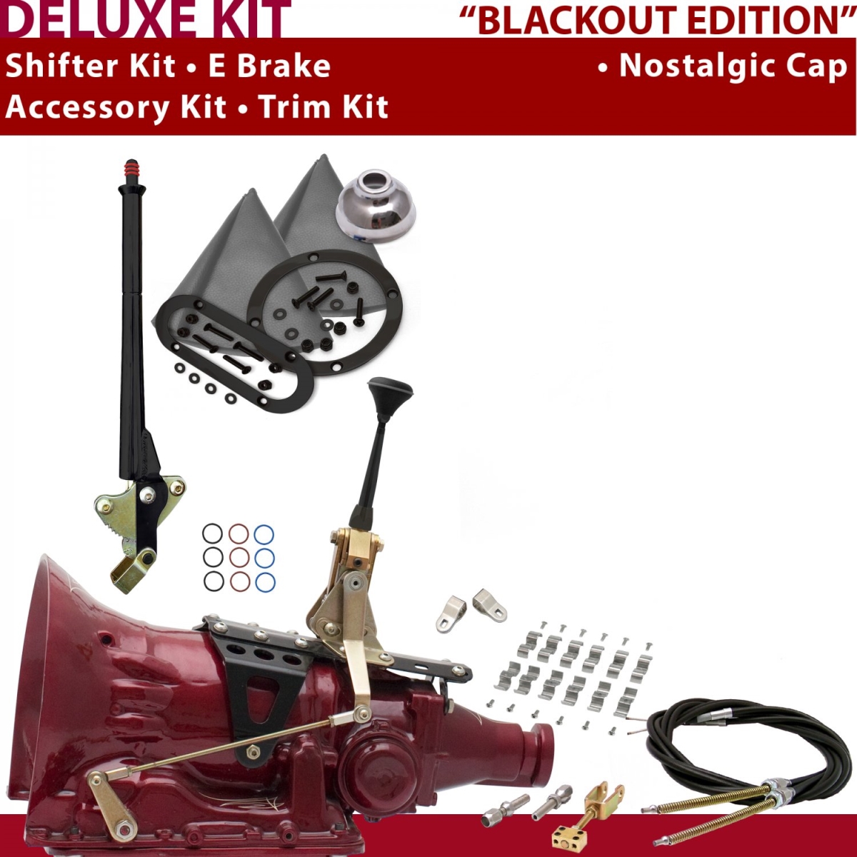 American Shifter 343611 Shifter Kit (6" E Brake Cable Clamp Clevis Trim Kit AOD For C8371)