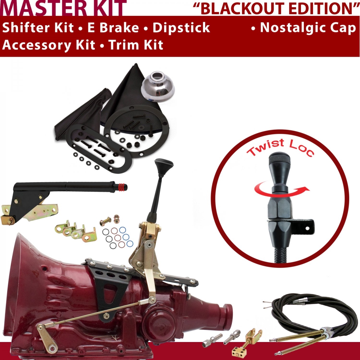 American Shifter 346901 Shifter Kit (2004R 6" E Brake Cable Trim Kit Dipstick For C9042, 1 Pack)