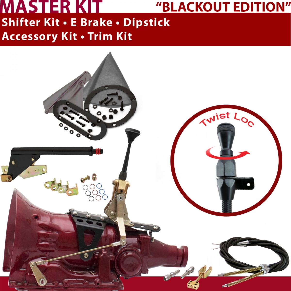 American Shifter 346902 Shifter Kit (2004R 6" E Brake Cable Trim Kit Dipstick For C9043, 1 Pack)