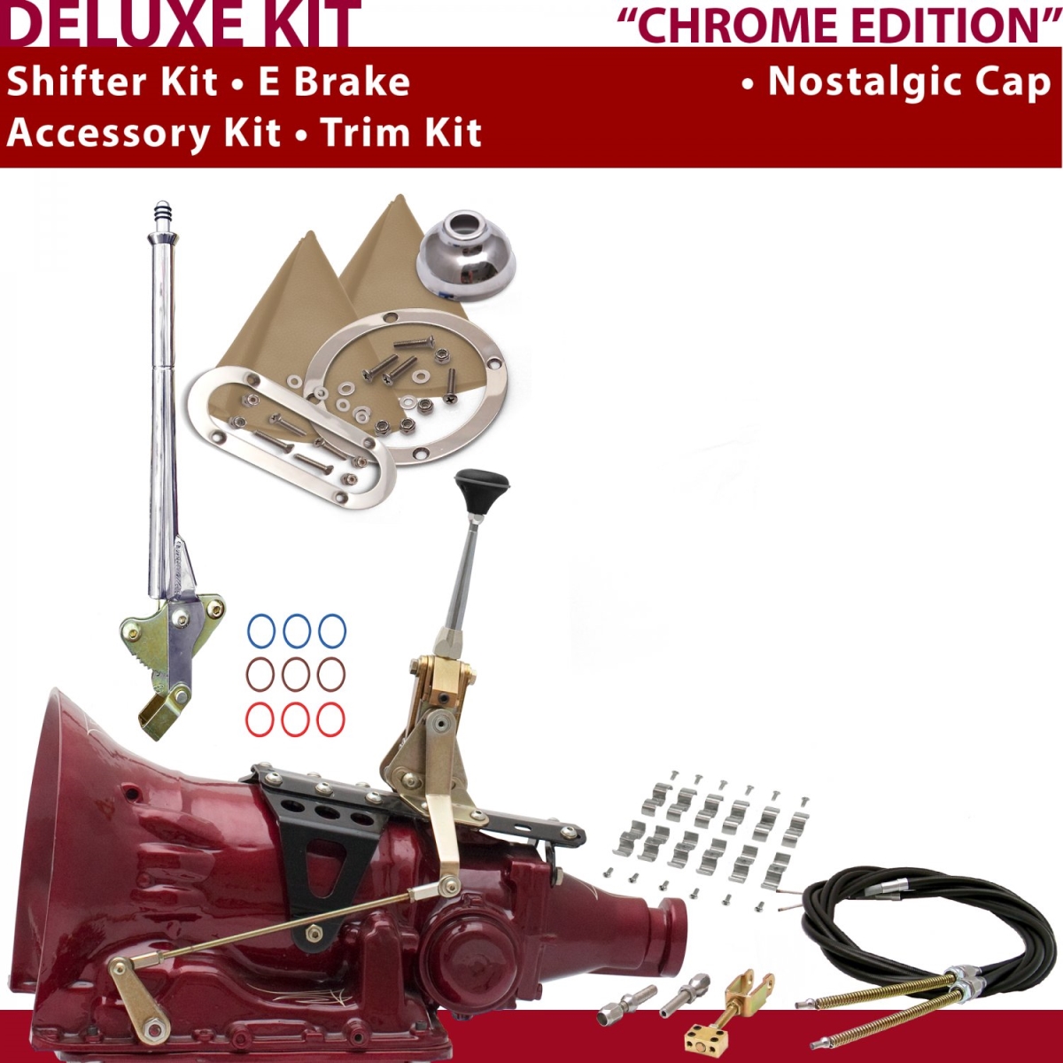 American Shifter 347061 Shifter Kit (TH200 6" E Brake Cable Clamp Trim Kit For C90E1, 1 Pack)