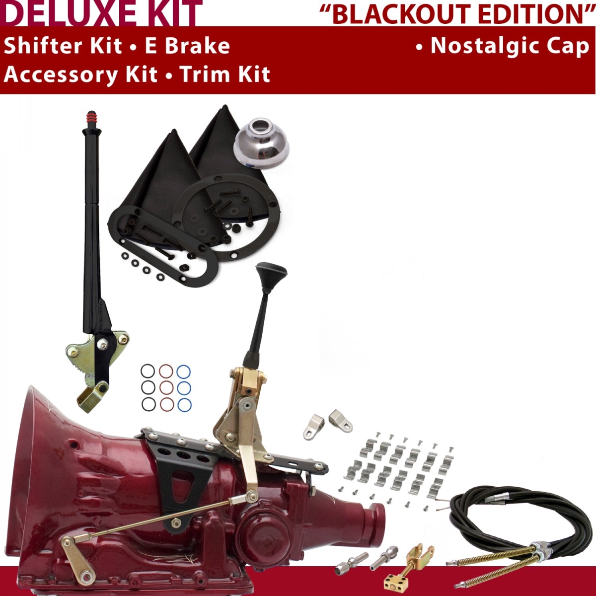 American Shifter 347222 Shifter Kit (TH200 6" E Brake Cable Clamp Clevis Trim Kit For C9182, 1 Pack)