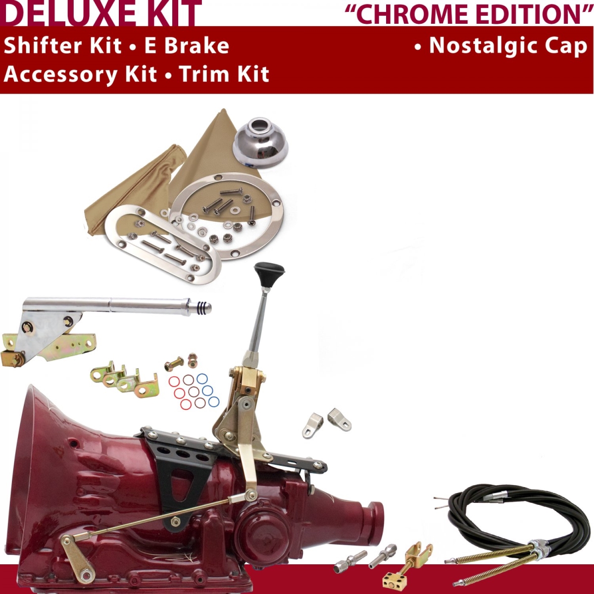 American Shifter 346702 2004R Shifter Kit (6" E Brake Cable Clevis Trim Kit For C8F7B), 1 Pack