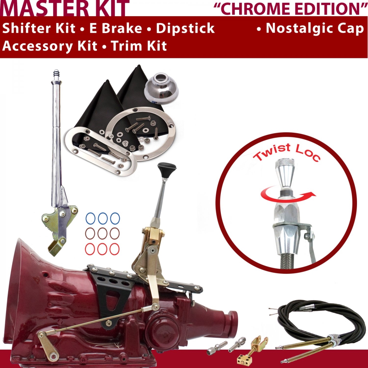 American Shifter 347032 TH200 Shifter Kit (6" E Brake Cable Trim Kit Dipstick For C90C5), 1 Pack