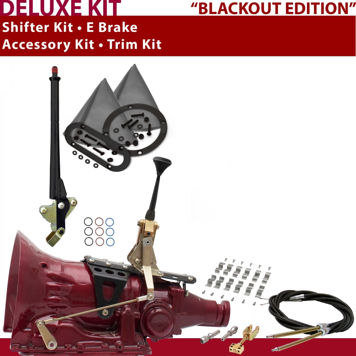 American Shifter 346321 Shifter Kit (TH350 6" E Brake Cable Clamp Trim Kit For C8E00, 1 Pack)