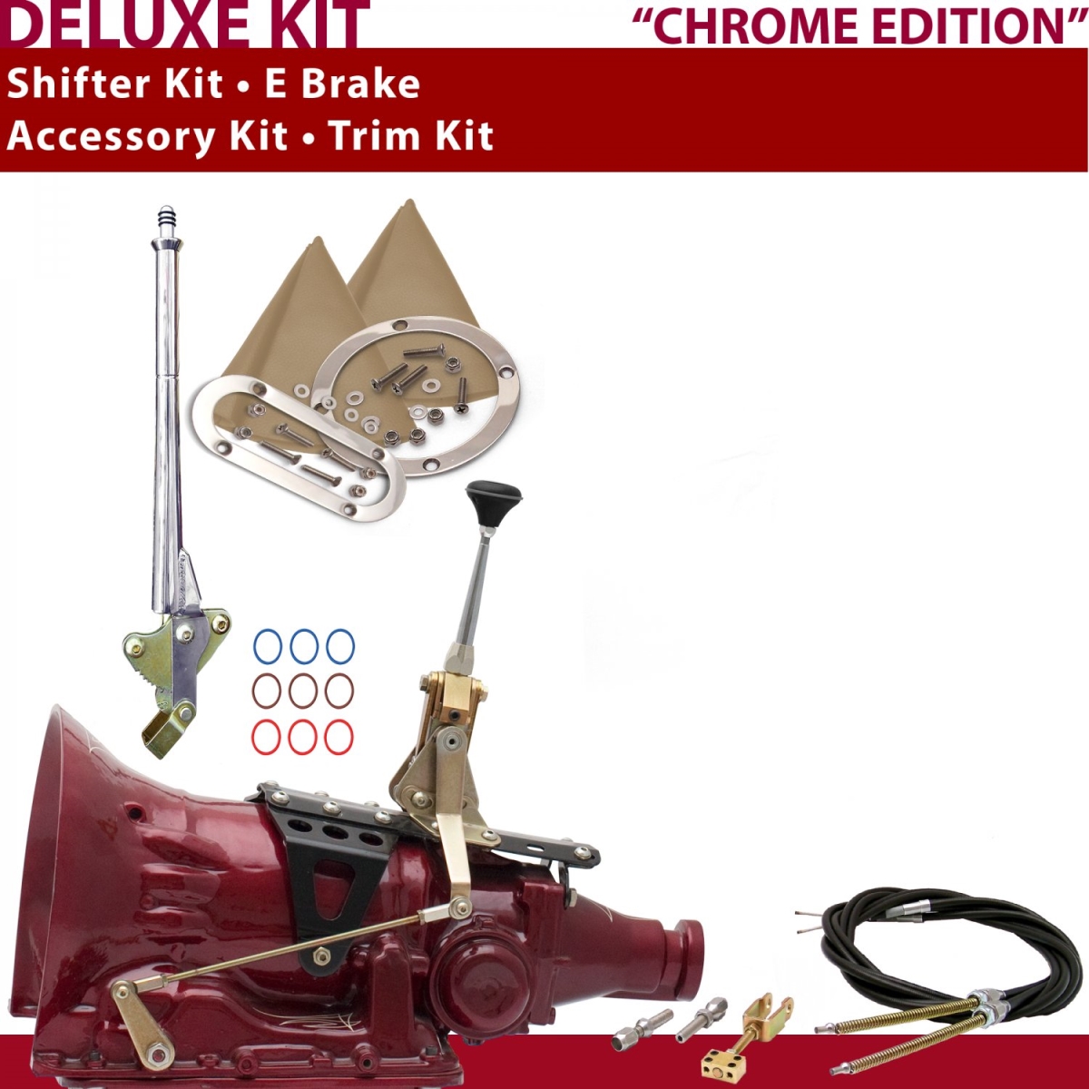 American Shifter 346510 Shifter Kit (2004R 6" E Brake Cable Trim Kit For C8EBC, 1 Pack)