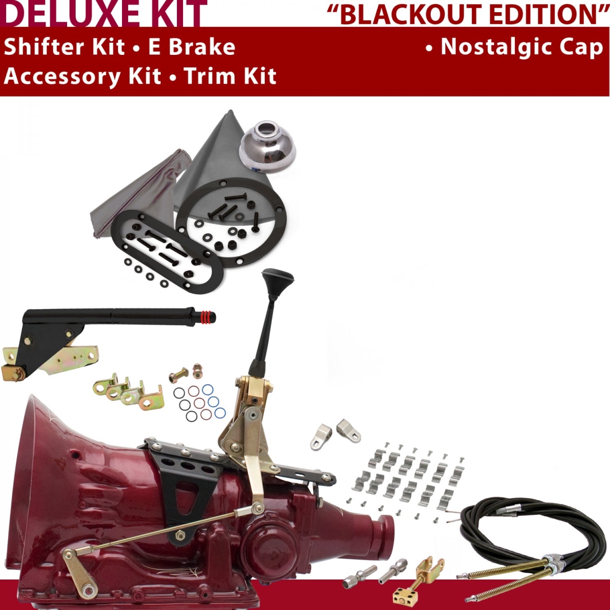 American Shifter 346812 Shifter Kit (2004R 6" E Brake Cable Clamp Clevis Trim Kit For C8FE9, 1 Pack)