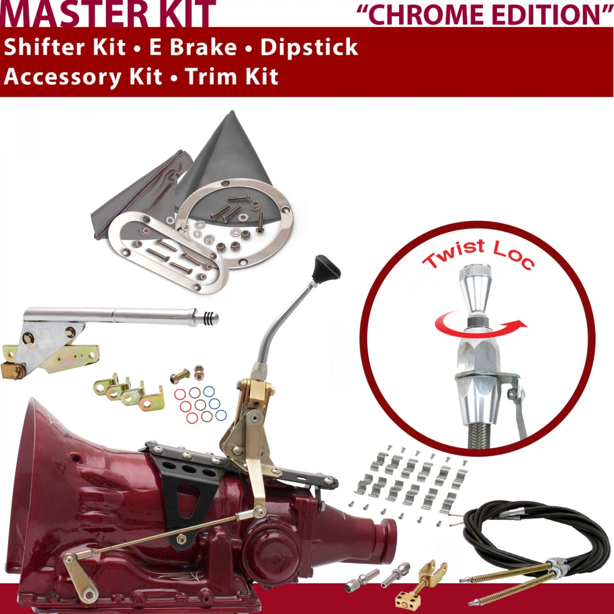 American Shifter 347863 Shifter Kit (727 8" E Brake Cable Clamp Trim Kit Dipstick For C9401, 1 Pack)