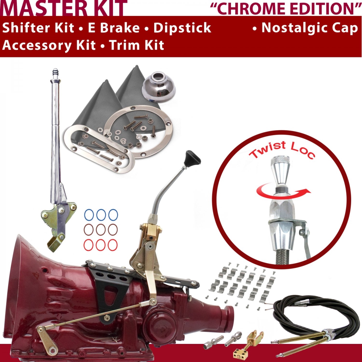 American Shifter 348188 Shifter Kit (904 8" E Brake Cable Clamp Trim Kit Dipstick For C9545, 1 Pack)