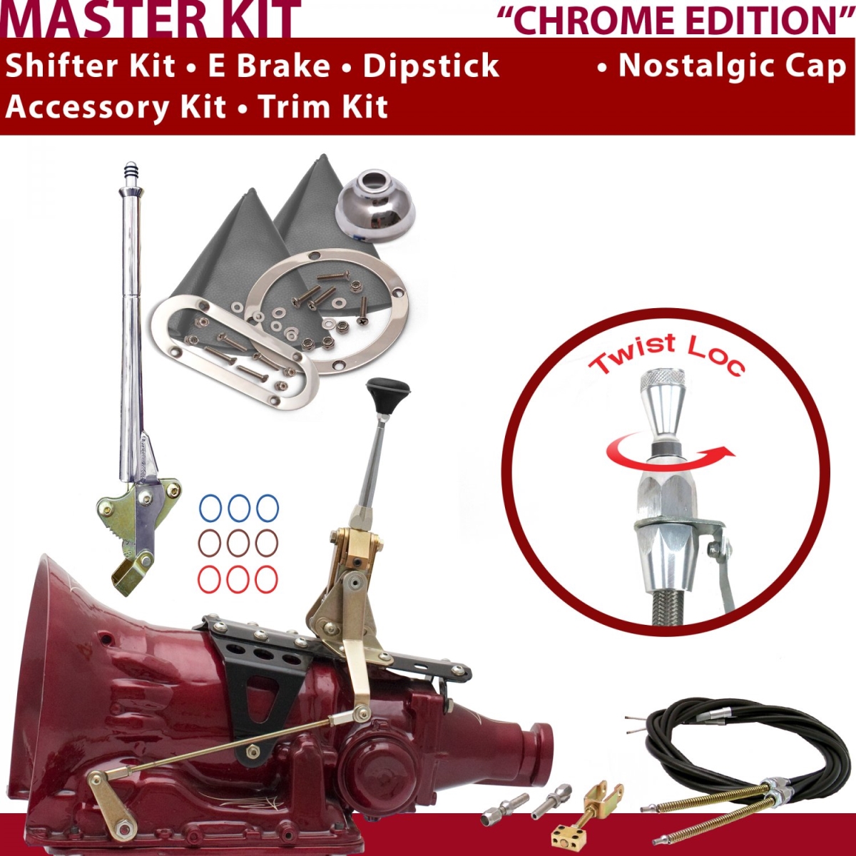 American Shifter 347498 PG Shifter Kit (6" E Brake Cable Trim Kit Dipstick For C9295), 1 Pack