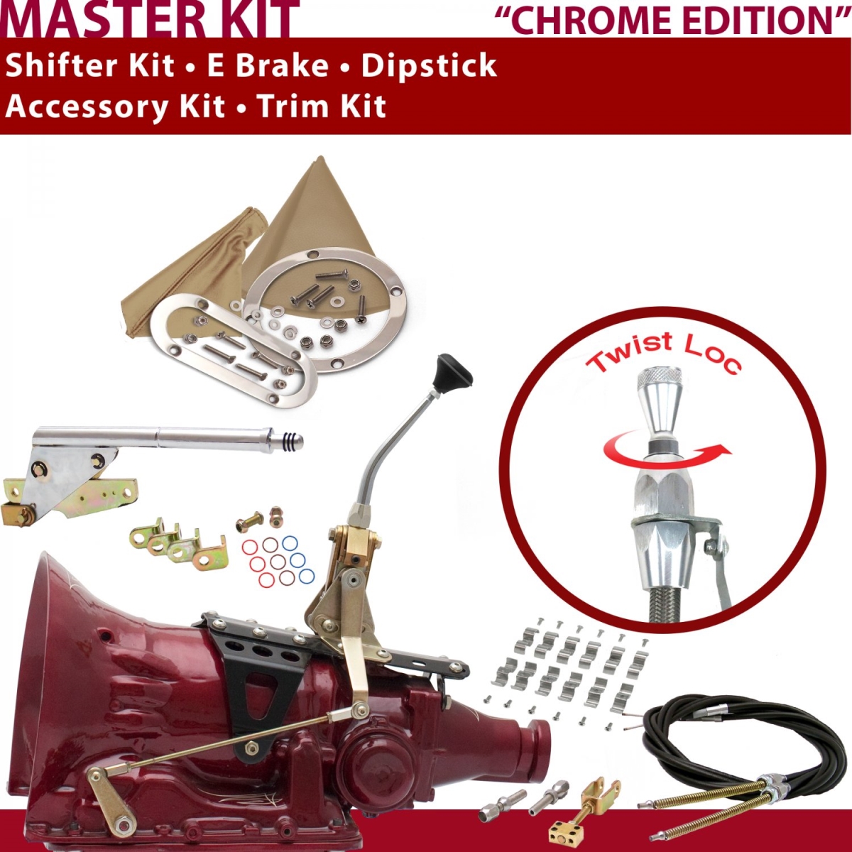 American Shifter 348148 Shifter Kit (904 8" E Brake Cable Clamp Trim Kit Dipstick For C951D, 1 Pack)