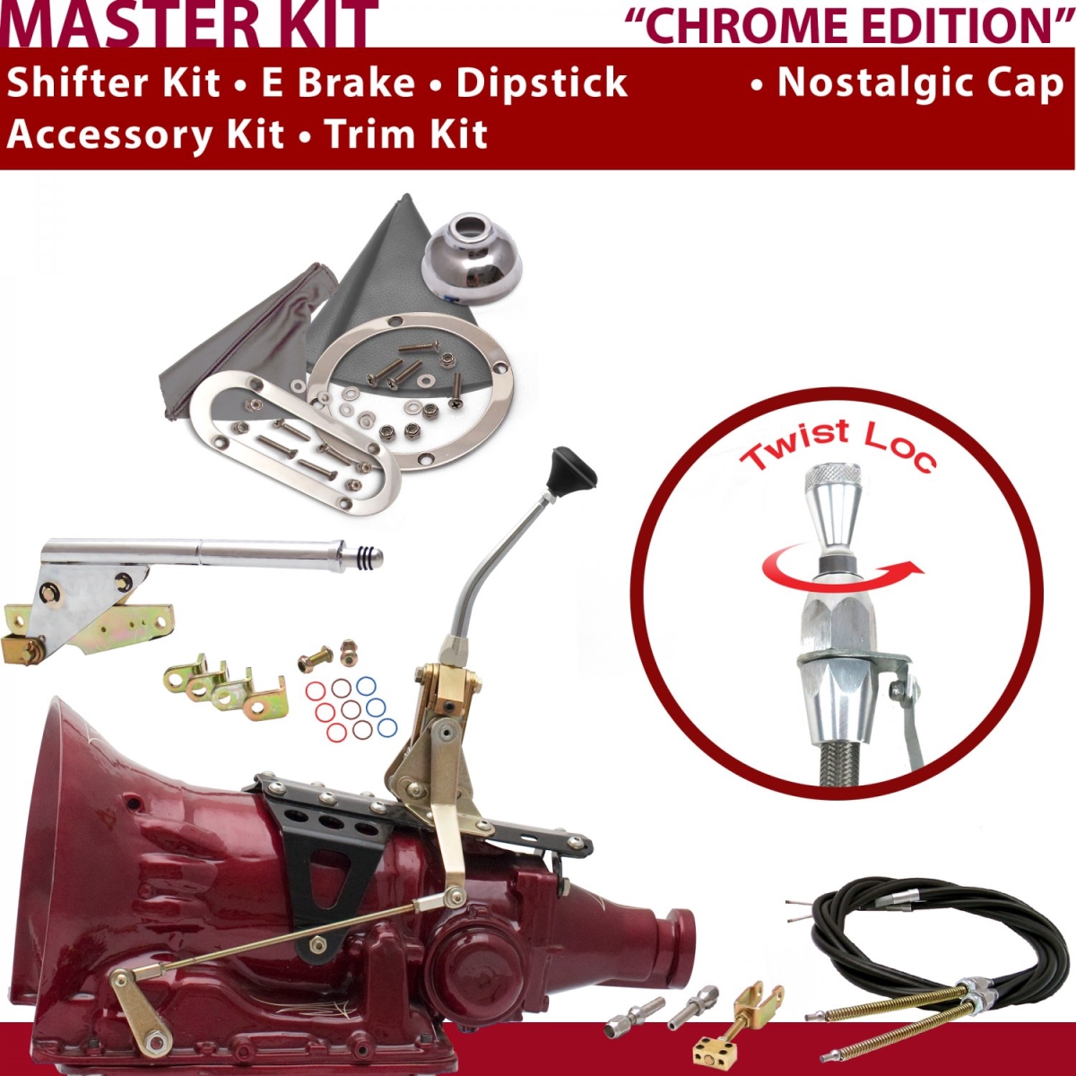 American Shifter 348475 518 Shifter Kit (8" E Brake Cable Trim Kit Dipstick For C9662), 1 Pack