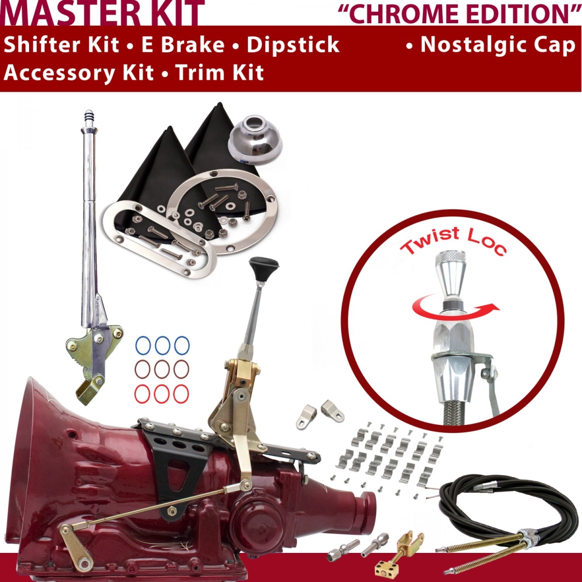 American Shifter 347476 Shifter Kit (PG 6" E Brake Cable Clamp Clevis Trim Kit Dipstick For C927F, 1 Pack)