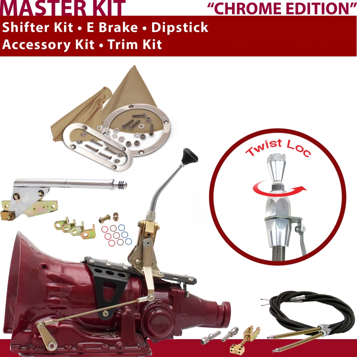American Shifter 348688 45RFE Shifter Kit (8" E Brake Cable Trim Kit Dipstick For C9737), 1 Pack