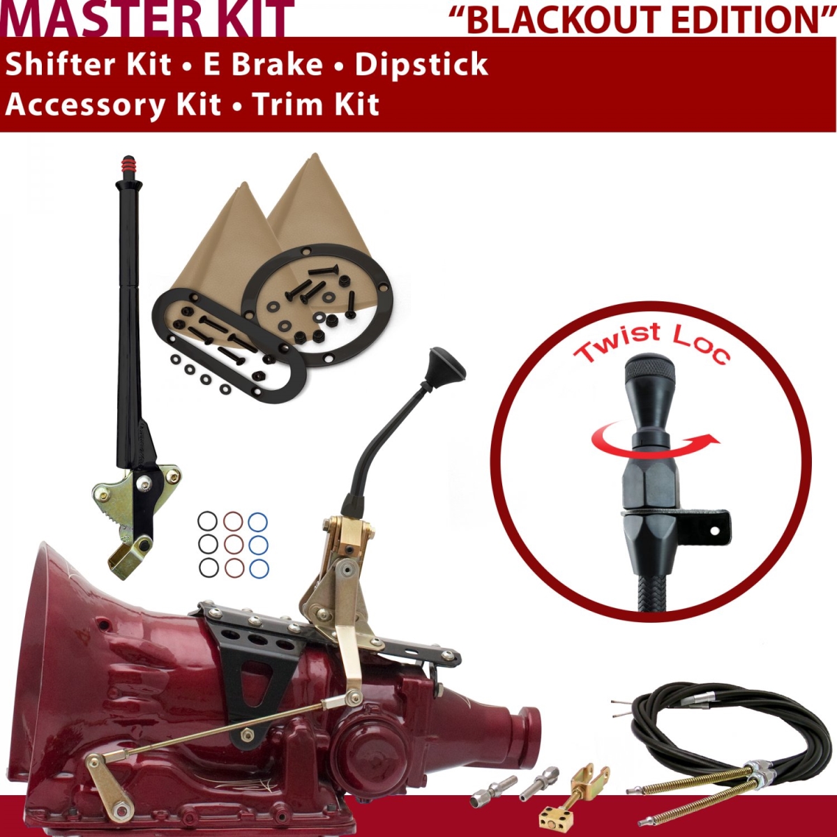 American Shifter 348887 45RFE Shifter Kit (8" E Brake Cable Trim Kit Dipstick For C97FD), 1 Pack