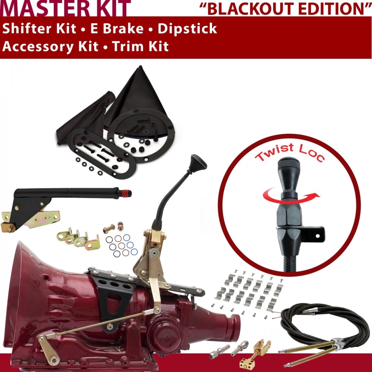 American Shifter 348653 Shifter Kit (518 8" E Brake Cable Clamp Trim Kit Dipstick For C9714, 1 Pack)