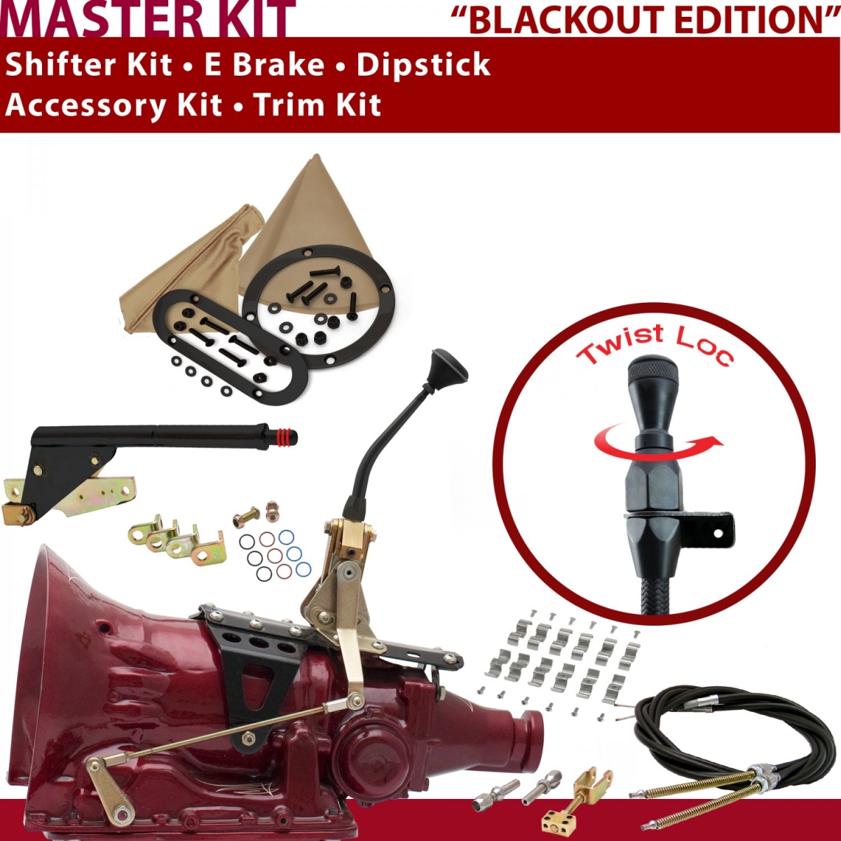American Shifter 348657 Shifter Kit (518 8" E Brake Cable Clamp Trim Kit Dipstick For C9718, 1 Pack)