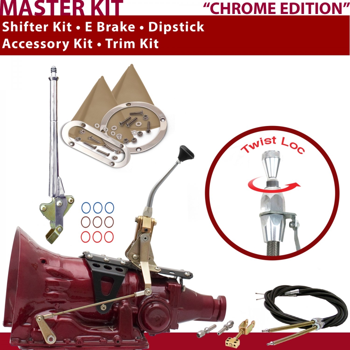 American Shifter 348684 Shifter Kit (45RFE 8" E Brake Cable Trim Kit Dipstick For C9733, 1 Pack)