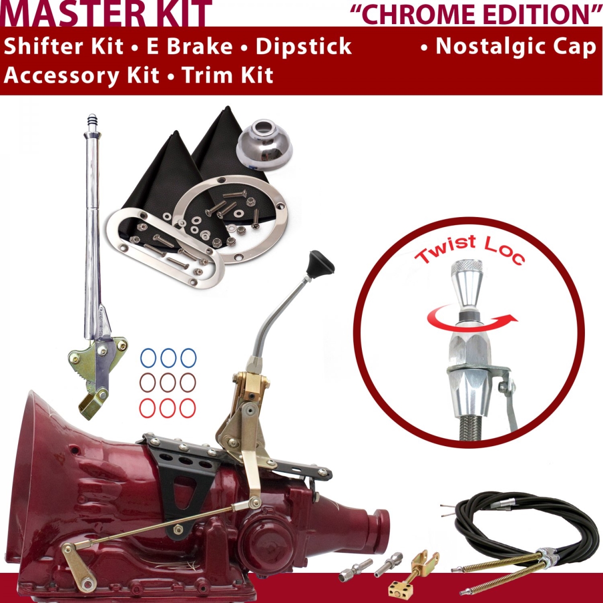 American Shifter 349484 Shifter Kit (C6 8" E Brake Cable Trim Kit Dipstick For C9A51, 1 Pack)