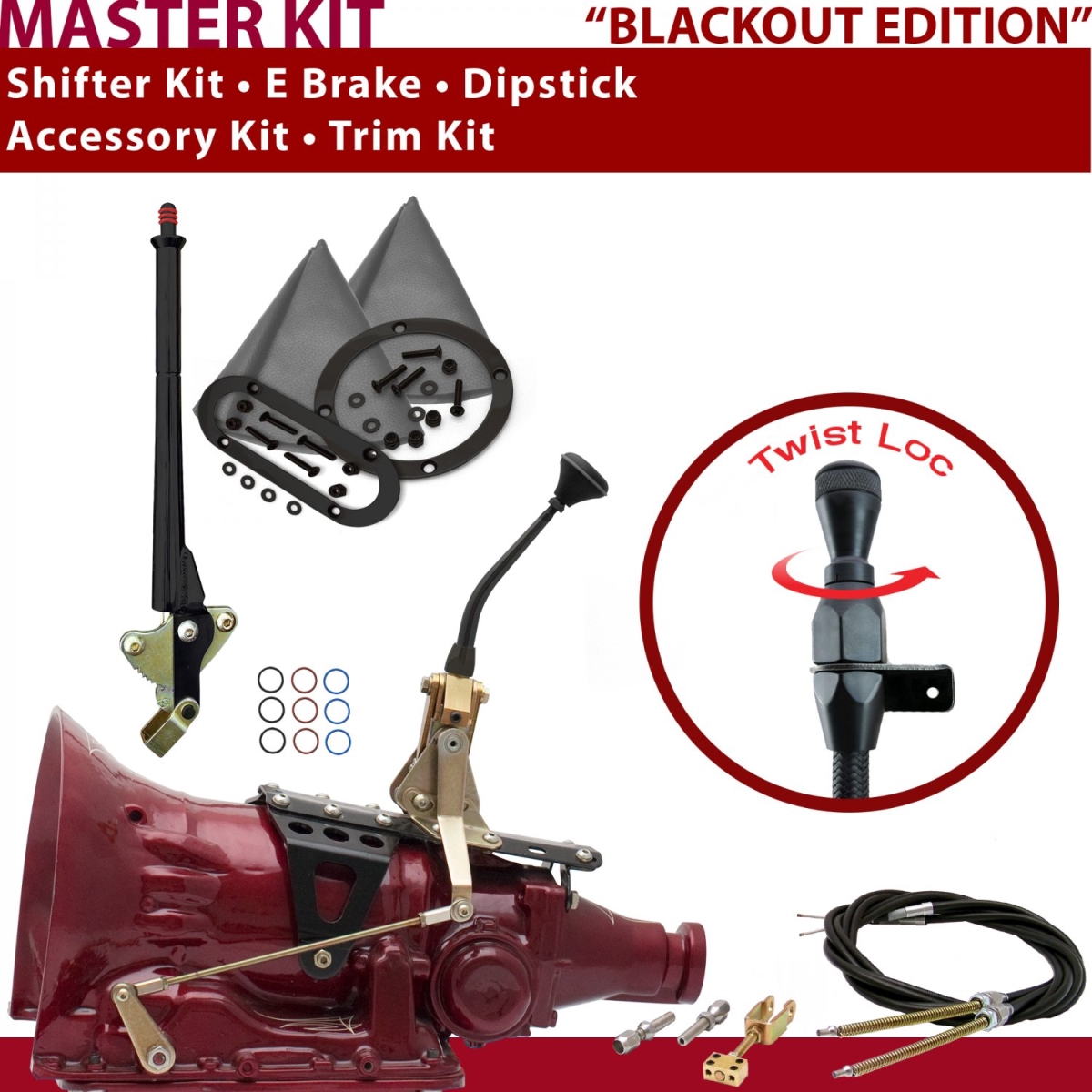American Shifter 349772 Shifter Kit (C6 8" E Brake Cable Trim Kit Dipstick For C9B70, 1 Pack)