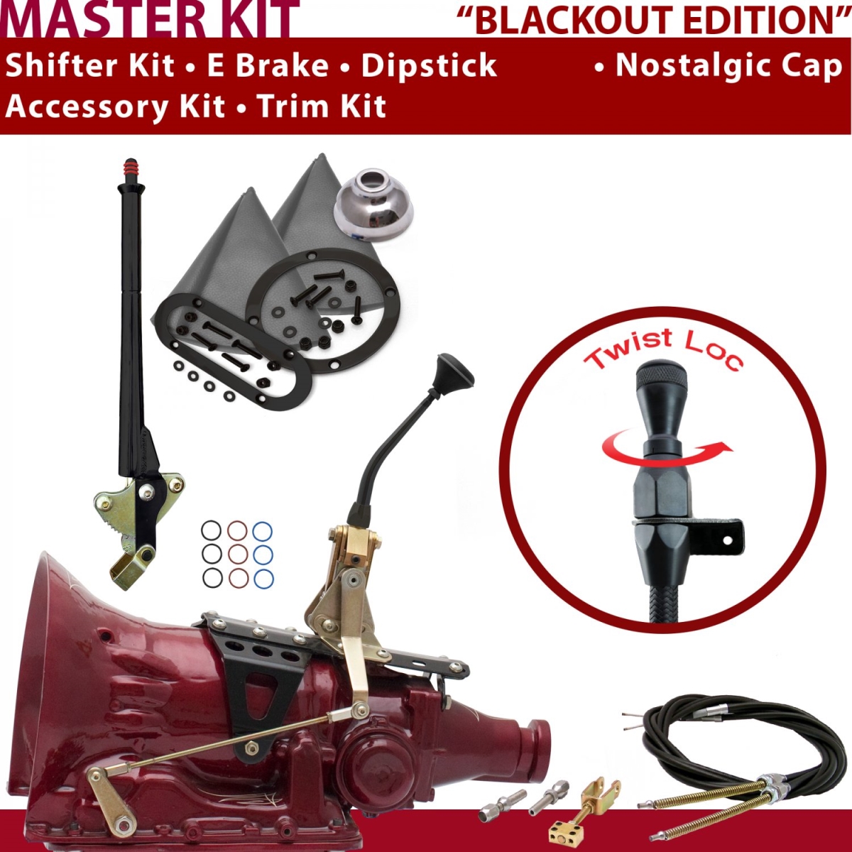 American Shifter 349773 Shifter Kit (C6 8" E Brake Cable Trim Kit Dipstick For C9B71, 1 Pack)
