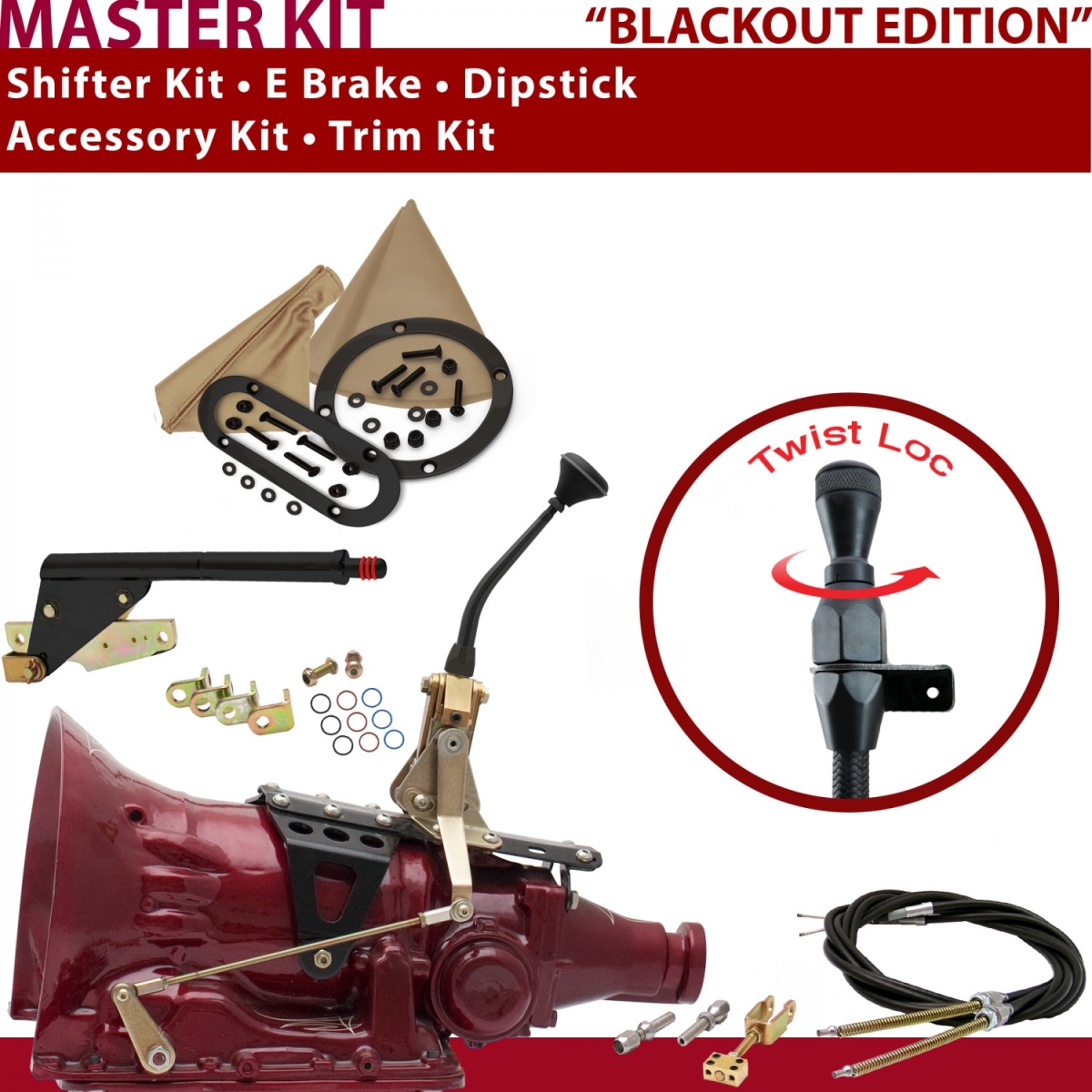 American Shifter 349809 Shifter Kit (C6 8" E Brake Cable Trim Kit Dipstick For C9B95, 1 Pack)