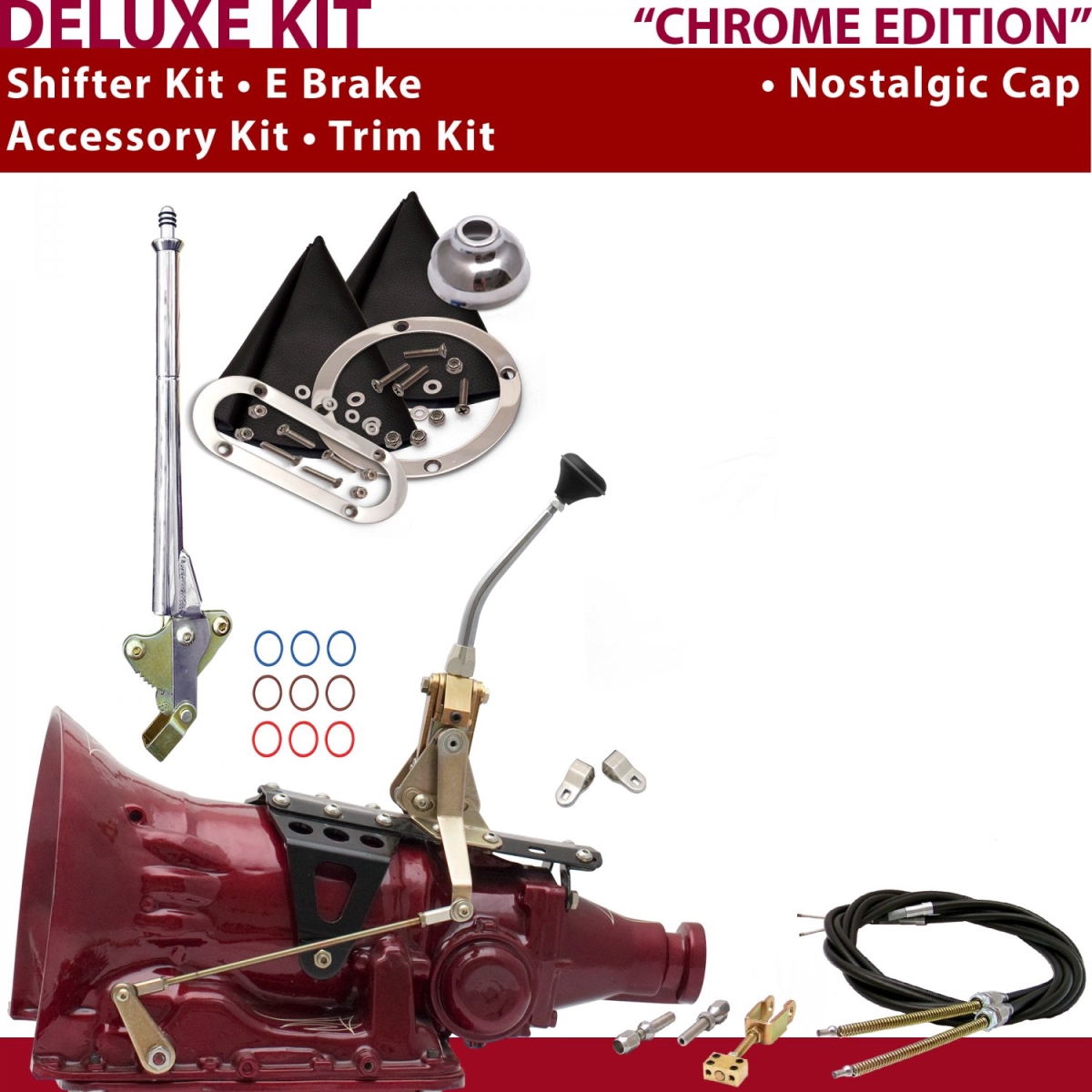 American Shifter 349591 Shifter Kit (C6 8" E Brake Cable Clevis Trim Kit For C9ABB, 1 Pack)