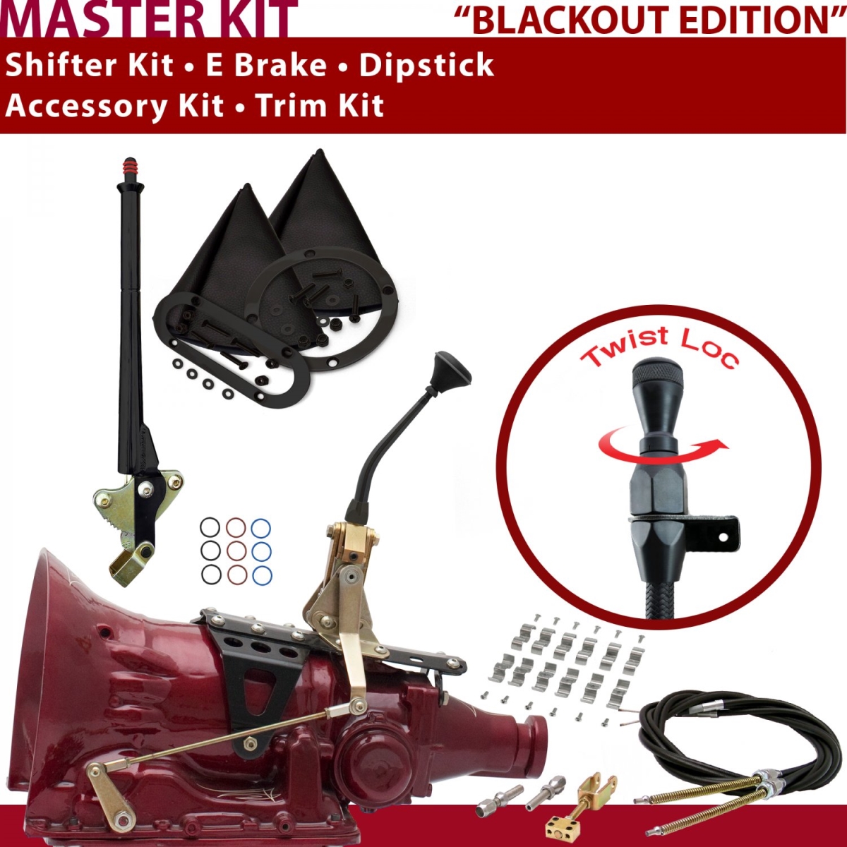 American Shifter 349749 Shifter Kit (C6 8" E Brake Cable Clamp Trim Kit Dipstick For C9B59, 1 Pack)