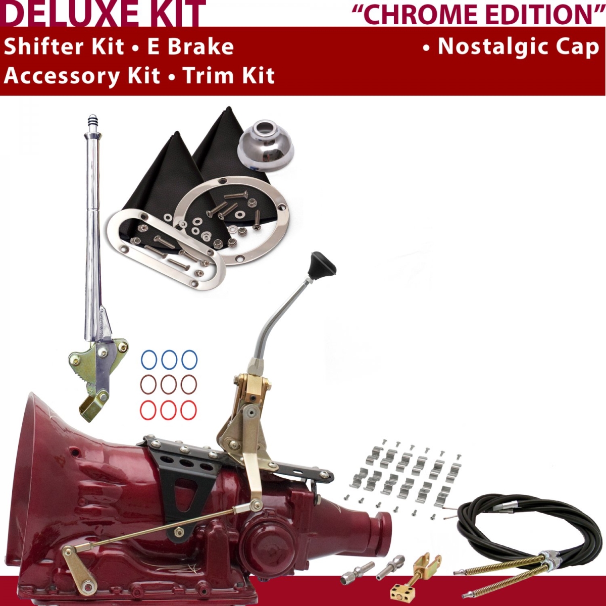 American Shifter 348736 45RFE Shifter Kit (8" E Brake Cable Clamp Trim Kit For C9767), 1 Pack