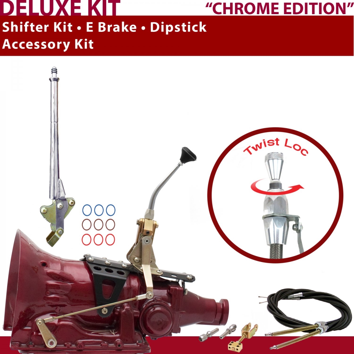 American Shifter 349400 C6 Shifter Kit (8" E Brake Cable Dipstick For C99FD), 1 Pack