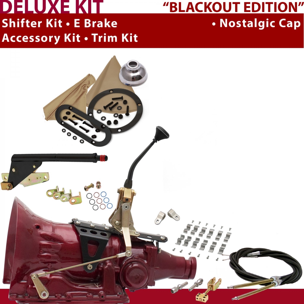 American Shifter 350166 Shifter Kit (FMX 8" E Brake Cable Clamp Clevis Trim Kit For C9CF9, 1 Pack)