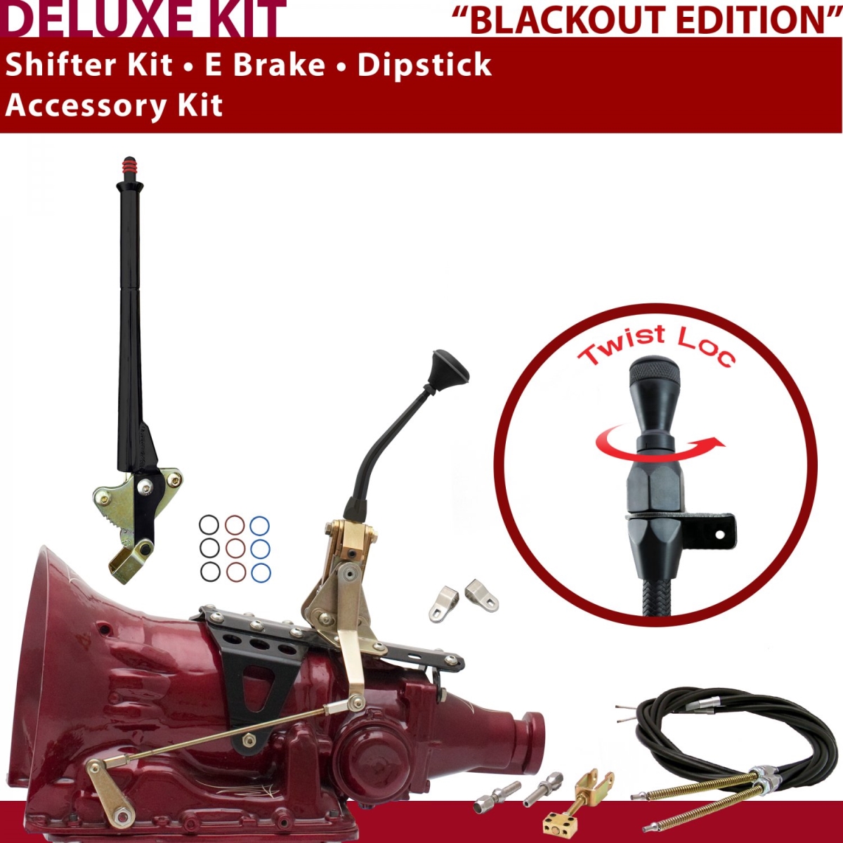 American Shifter 350636 Shifter Kit (AOD 8" E Brake Cable Clevis Dipstick For C9ECD, 1 Pack)