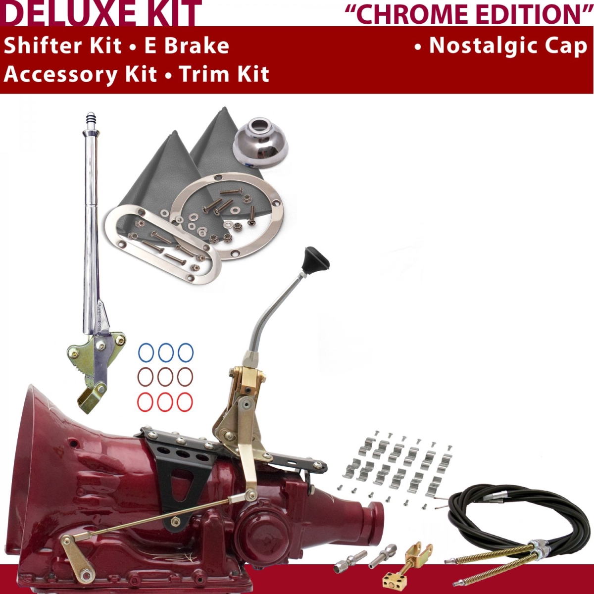 American Shifter 351290 Shifter Kit (4L60E 8" E Brake Cable Clamp Trim Kit For CA159)